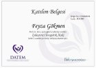 Psk. Feyza Gökmen Psikoloji sertifikası