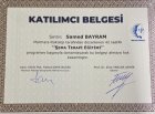 Psk. Dan. Samed Bayram Psikolojik Danışman sertifikası
