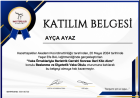 Dyt. Ayça Ayaz Diyetisyen sertifikası