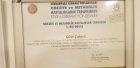 Doç. Dr. Güner Çakmak Genel Cerrahi sertifikası