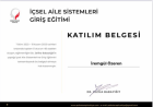 Uzm. Kl. Psk. İremgül Özeren Psikoloji sertifikası