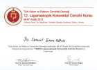 Op. Dr. İsmail Emre Gökce Genel Cerrahi sertifikası