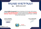 Psk. Dan. Berivan Acet Psikolojik Danışman sertifikası