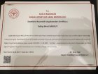 Dr. Birol Sarkut Medikal Estetik Tıp Doktoru sertifikası