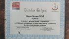 Dt. Kenan Sevi Diş Hekimi sertifikası