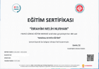 Dr. Melih Nurhan Medikal Estetik Tıp Doktoru sertifikası