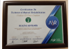 Fzt. Rukiye Şeker Fizyoterapi sertifikası