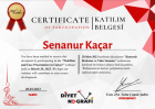 Dyt. Senanur Kaçar Diyetisyen sertifikası