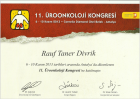 Prof. Dr. R. Taner Divrik Üroloji sertifikası
