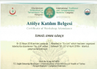 Op. Dr. İsmail Emre Gökce Genel Cerrahi sertifikası