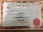 Uzm. Dr. Recep Kurt Kardiyoloji sertifikası