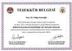 Doç. Dr. Gölge Acaroğlu Göz Hastalıkları sertifikası