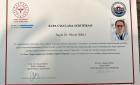 Dr. Murat Işıklı Geleneksel ve Tamamlayıcı Tıp sertifikası