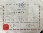 Dr. Engin Çelik Medikal Estetik Tıp Doktoru sertifikası