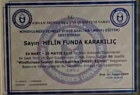 Uzm. Kl. Psk. Helin Karakılıç Psikoloji sertifikası