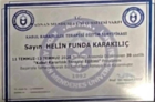 Uzm. Kl. Psk. Helin Karakılıç Psikoloji sertifikası