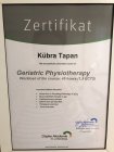Fzt. Kübra Tapan Fizyoterapi sertifikası