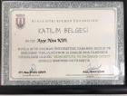 Dyt. Ayşe Nisa Kul Diyetisyen sertifikası