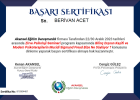 Psk. Dan. Berivan Acet Psikolojik Danışman sertifikası