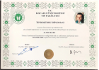 Op. Dr. Alper Kurt Genel Cerrahi sertifikası