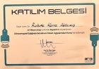 Uzm. Dr. Merve Özbayrak Fiziksel Tıp ve Rehabilitasyon sertifikası
