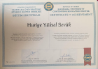 Psikoterapist Huriye Yüksel Sevük Psikoloji sertifikası