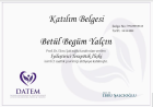 Psk. Betül Begüm Yalçın Psikoloji sertifikası
