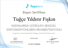 Fzt. Tuğçe Yıldırır Fışkın Fizyoterapi sertifikası
