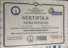 Aile Danışmanı Fatma Nur Savaş Aile Danışmanı sertifikası