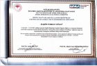 Op. Dr. Haşim Furkan Güllü Genel Cerrahi sertifikası
