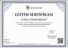 Psk. Çağla Tunay Baraz Psikoloji sertifikası