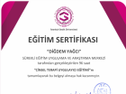 Psk. Diğdem Yağcı Psikoloji sertifikası
