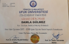 Klinik Psikolog  Damla Gülmez Psikoloji sertifikası