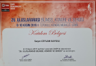 Dt. Ceylan Saygılı Diş Hekimi sertifikası