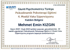 Klinik Psikolog  Mehmet Emin Kızgın Psikoloji sertifikası