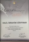 Op. Dr. Halil İbrahim Gökpınar Genel Cerrahi sertifikası