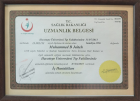 Uzm. Dr. Muhammed B. Jaiteh Dahiliye - İç Hastalıkları sertifikası