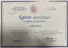 Uzm. Kl. Psk. Miraç Özkan Psikoloji sertifikası