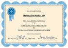 Uzm. Dr. M. Can Koska Dermatoloji sertifikası