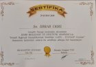 Dyt. Ebrar Dere Diyetisyen sertifikası