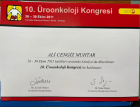 Op. Dr. Ali Cengiz Muhtar Üroloji sertifikası