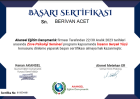 Psk. Dan. Berivan Acet Psikolojik Danışman sertifikası