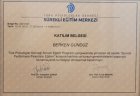 Uzm. Kl. Psk. Berken Gündüz Psikoloji sertifikası