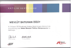 Dt. Mevlüt Batuhan Öğüt Diş Hekimi sertifikası