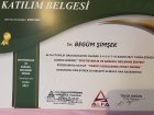 Dyt. Begüm Şimsek İpek Diyetisyen sertifikası