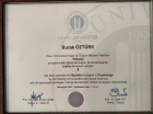 Uzm. Kl. Psk. Burak Öztürk Psikoloji sertifikası