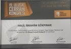Op. Dr. Halil İbrahim Gökpınar Genel Cerrahi sertifikası