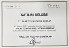 Uzm. Dt. Basriye Çalışkan Çandar Diş Hekimi sertifikası