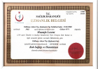 Uzm. Dr. Mustafa Levent Psikiyatri sertifikası