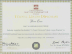 Uzm. Kl. Psk. Asım Eren Psikoloji sertifikası